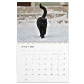 Zwarte katten & Kittens Cute Kitty Cat 2021 Kalender (Jan 2027)