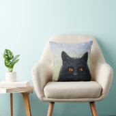 Zwarte katten krijgen een slechte Rap kinderboekom Kussen (Stoel)