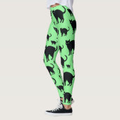 Zwarte katten leggings (Links)