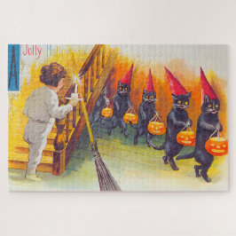  zwarte katten legpuzzel