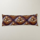 zwarte katten lichaamskussen (Achterkant)