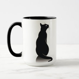 Zwarte katten mok