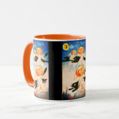 zwarte katten mok (Voorkant links)