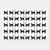 Zwarte katten — Papierbladen overvullen Inpakpapier Vel (Voorkant 3)