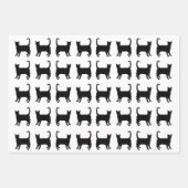 Zwarte katten — Papierbladen overvullen Inpakpapier Vel (Voorkant 2)