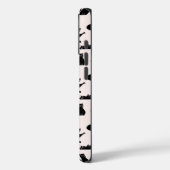Zwarte Katten Patroon Case-Mate iPhone Case (Achterkant / Links)