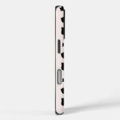Zwarte Katten Patroon Case-Mate iPhone Case (Achterkant / Rechts)