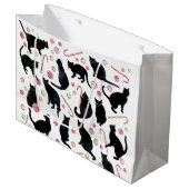 Zwarte Katten Pepermuntjes Cadeautas (Voorkant Gekanteld)