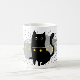 Zwarte katten regeren! Een Gesponnen-fectly feeste Koffiemok