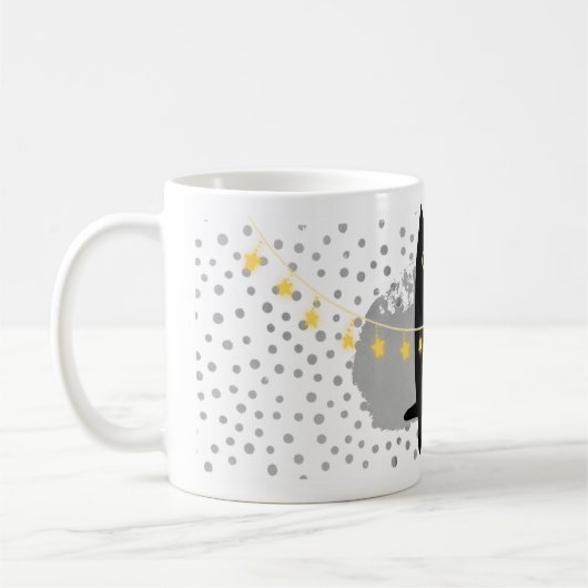 Zwarte katten regeren! Een Gesponnen-fectly feeste Koffiemok (Links)