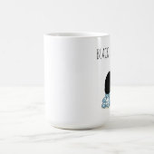 Zwarte katten rock koffiemok (Center)