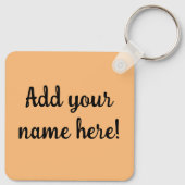 ZWARTE KATTEN ROCK! Persoonlijke sleutelhanger (Achterkant)