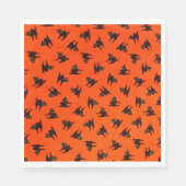 Zwarte katten servet (Voorkant)