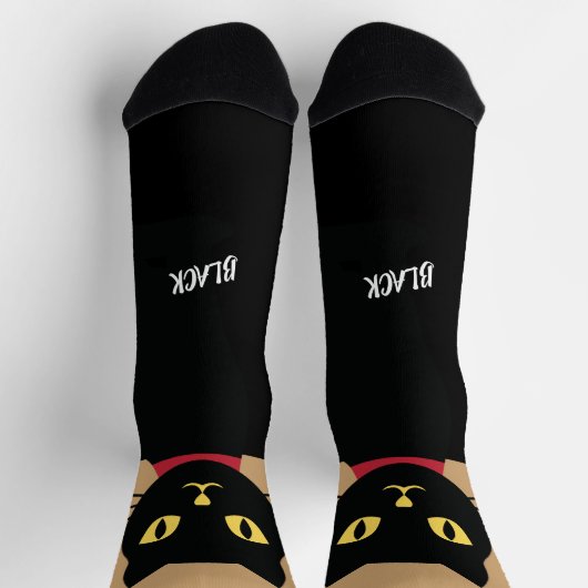 Zwarte Katten Socks Cadeau voor Kattenliefhebbers Sokken (Top)