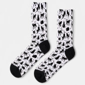 Zwarte Katten Sokken (Links)