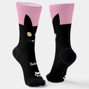 Zwarte Katten Sokken Cadeau voor Kattenmoeder & Ka