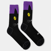 Zwarte Katten Soks Cadeau voor Kattenliefhebbers Sokken (Rechts)