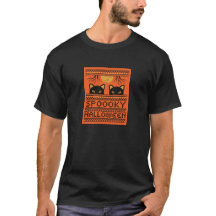 Zwarte katten Spoooky Halloween shirt