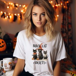  zwarte katten t-shirt