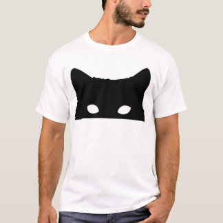 zwarte katten t-shirt