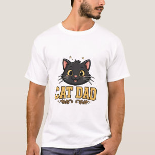 Zwarte Katten T-Shirt Voor Kattenvaders