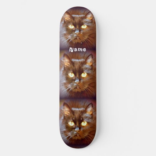 Zwarte katten Thunder_Cove Persoonlijk Skateboard (Voorkant)