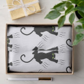 Zwarte katten tissuepapier (Geschenk)