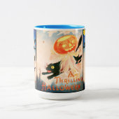  zwarte katten tweekleurige koffiemok (Center)