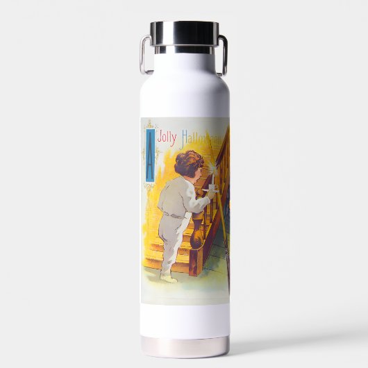 zwarte katten waterfles (Voorkant)