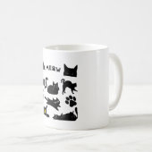 Zwarte katten zien er angstaanjagend maar schattig koffiemok (Voorkant rechts)