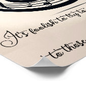 Zwarte katten zijn als muziek poster (Hoek)