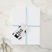 Zwarte katten zijn geen pech cadeaulabel (Met Touw)