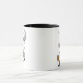 Zwarte katten zijn Magische Mok met twee toonsoort (Midden)