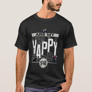 Zwarte katten zijn mijn geluksbron Schattige katte T-shirt