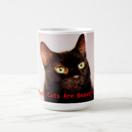 Zwarte katten zijn mooie Mok