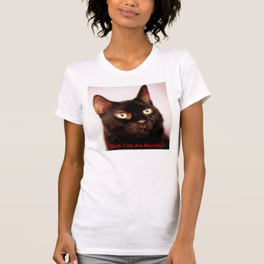 Zwarte katten zijn mooie T-shirt (Voorkant)