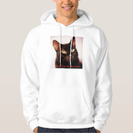 Zwarte katten zijn prachtige hoezen hoodie