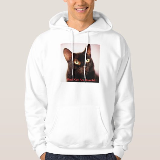 Zwarte katten zijn prachtige hoezen hoodie (Voorkant)