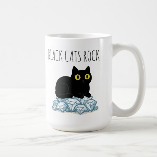 Zwarte katten zijn te gek koffiemok (Rechts)