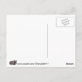 Zwarte kattenbloemen Planten Katten kunnen Briefka Briefkaart (Achterkant)