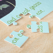 Zwarte kattenbloemen Planten Katten kunnen puzzels (Zijkant)