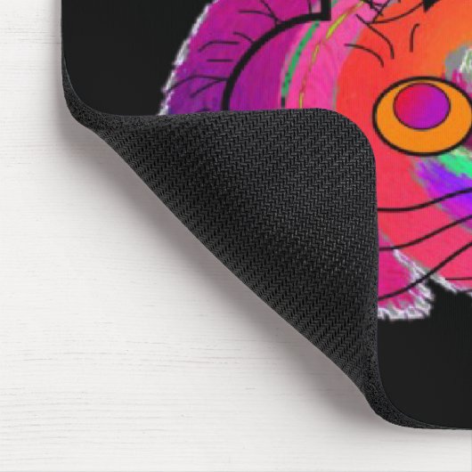 Zwarte kattenbroodjes muismat (Hoek)