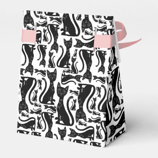 Zwarte kattencadeaus bedankdoosjes (Achterkant)