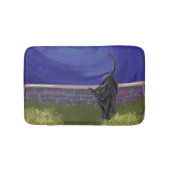 Zwarte kattencadeaus en Accessoires Badmat (Voorkant)