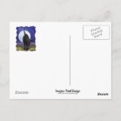 Zwarte kattencadeaus en Accessoires Briefkaart (Achterkant)