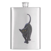 Zwarte kattencadeaus en Accessoires Heupfles (Voorkant)
