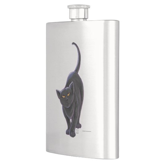 Zwarte kattencadeaus en Accessoires Heupfles (Links)