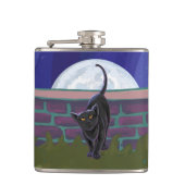 Zwarte kattencadeaus en Accessoires Heupfles (Voorkant)