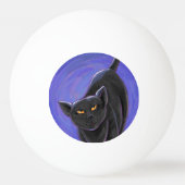Zwarte kattencadeaus en Accessoires Pingpongbal (Voorkant)