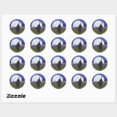 Zwarte kattencadeaus en Accessoires Ronde Sticker (Vel)